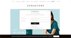 Desktop Screenshot of caractere.it